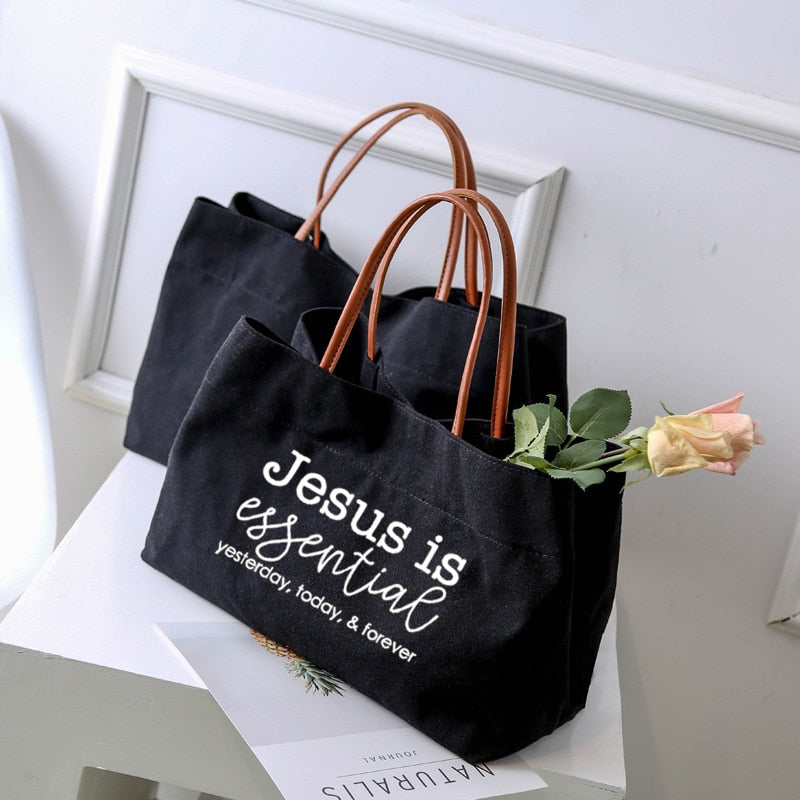 Jesus is Essential Tote Bag