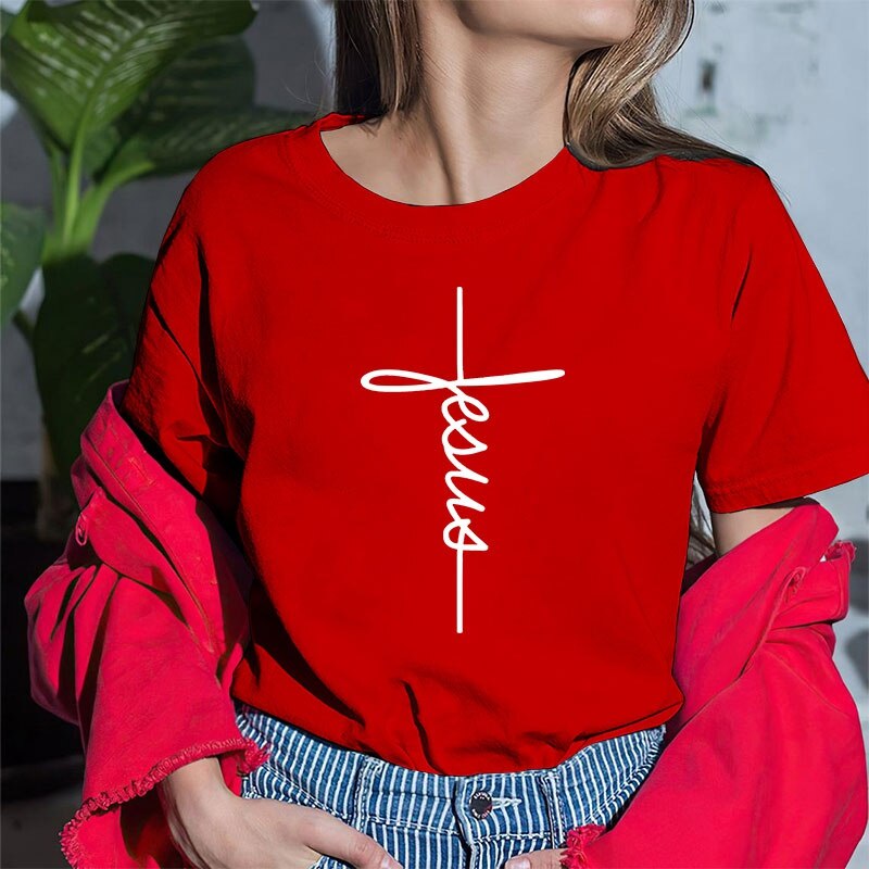 Cross Jesus T-shirt – Shop Tuanis