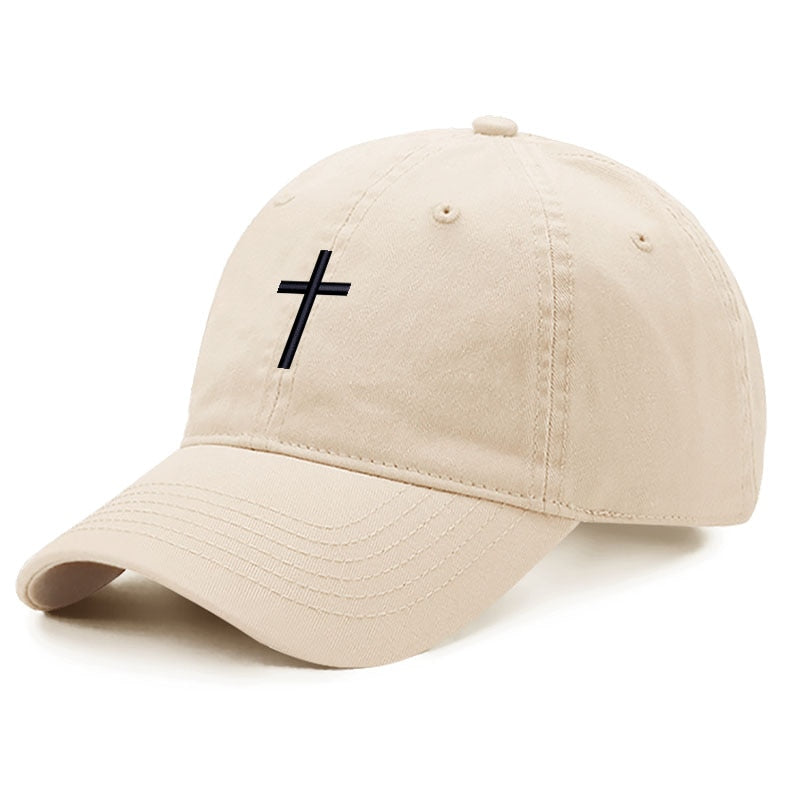 Cross Embroidery Baseball Hat