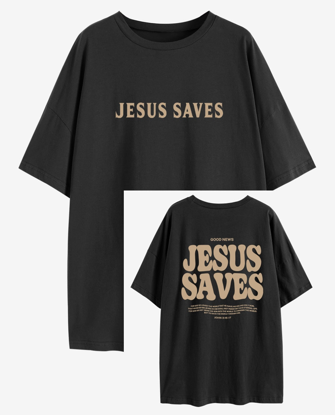 Jesus Saves Oversized T-Shirt – Shop Tuanis