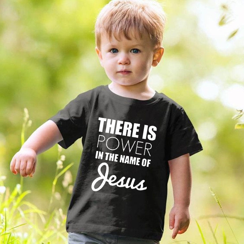 There Is Power In The Name of Jesus T-shirt Boy/Girl