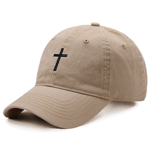 Cross Embroidery Baseball Hat